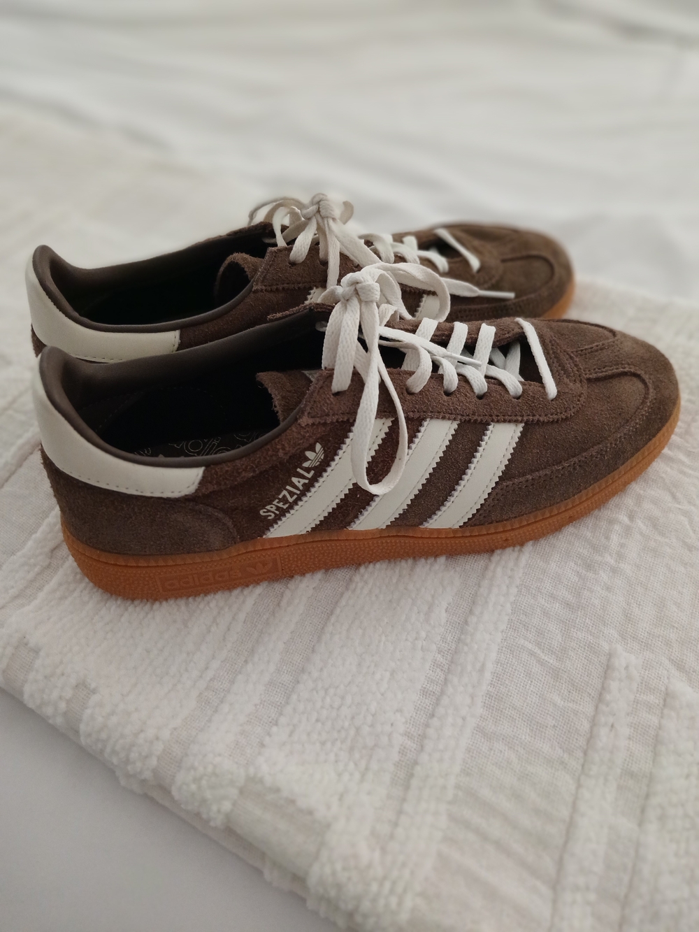 Adidas Spezial Womens Brown Suede Sneakers - Picture 3 of 5